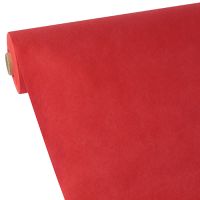 Tafelkleed, Vlies "soft selection" 40 m x 1,18 m rood