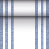 Tafellopers, stofkarakter, PV-Tissue Mix "ROYAL Collection" 24 m x 40 cm blauw "Lines"