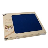 Onderleggers, Tissue "ROYAL Collection" 30 cm x 40 cm donkerblauw