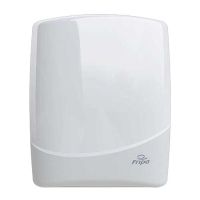 Dispenser voor toiletpapier maxi 38,5 cm x 15,3 cm x 30 cm wit, toiletroldispenser