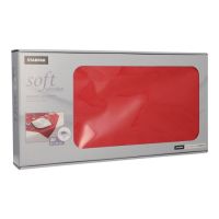 Napperons, nonwoven "soft selection" 80 cm x 80 cm rood