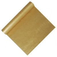 Tafellopers, stofkarakter, nonwoven "soft selection" 4,8 m x 40 cm goud