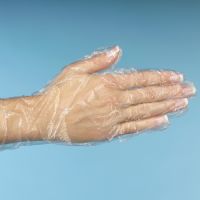 Basic wegwerp handschoenen van PE, maat M, transparant