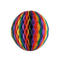 Honeycomb bal, honinggraat Ø 60 cm "Rainbow" brandvertagend