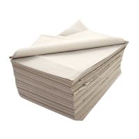 Poetsdoek van cellulosewatten, 40 cm x 60 cm grijs, 5 kg ongebleekt, papieren handdoek