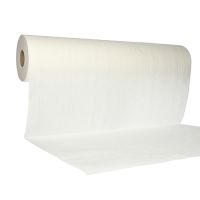 Fripa onderzoektafelpapier "Duo Line+", wit, scheurperforatie per 38 cm, 50 m x 55 cm, behandeltafelpapier, onderzoeksbankpapier