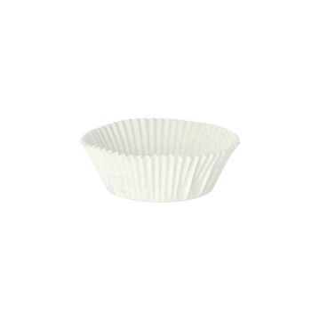 Bakvormpjes Ø 5 cm · 2,5 cm wit