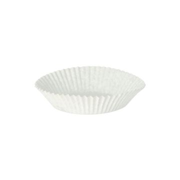 Bakvormpjes rond Ø 6,5 cm · 2 cm wit