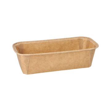 Bakvorm antikleef rechthoekig 523 ml 8,5 x 18,8 x 4 cm bruin