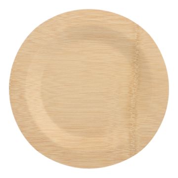 Borden, gemaakt van bamboe "pure" 1-vaks Ø 28 cm · 1,5 cm