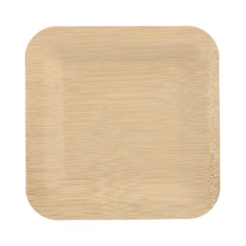 Borden, gemaakt van bamboe "pure" rectangular 1,5 cm x 23 cm x 23 cm