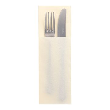Bestek servet / bestekzakje "DAILY Collection" 48 x 30 cm champagne