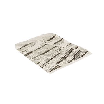 Hamburgerzakken, Pergament 16 cm x 18 cm "Newsprint" vetwerend