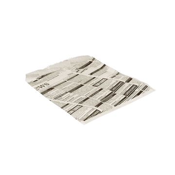Hamburgerzakken, Pergament 16 cm x 18 cm "Newsprint" vetwerend