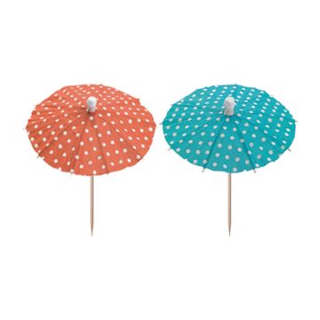 Decoprikkers 10 cm assorti kleuren "Eisschirmchen Dots"