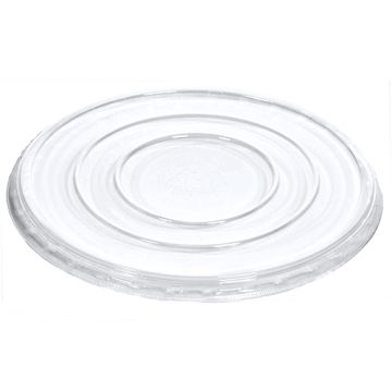 Deksels voor Saladeschalen, R-PET rond Ø 18 cm · 1,5 cm helder