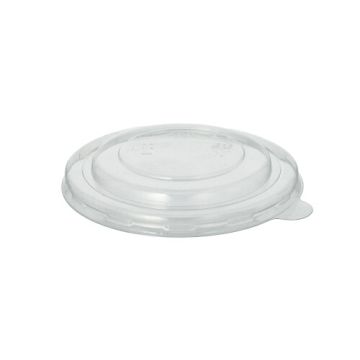 Ronde deksels van rPET, Ø 11,1 cm · 1,2 cm, voor de soepbekers 89332 et 89333