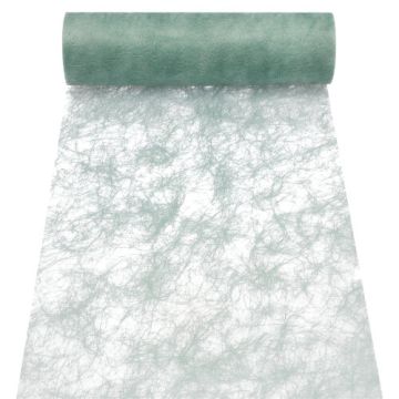 Tafelloper Sizoflor 25 m x 30 cm tafelband decoratie band jadegroen