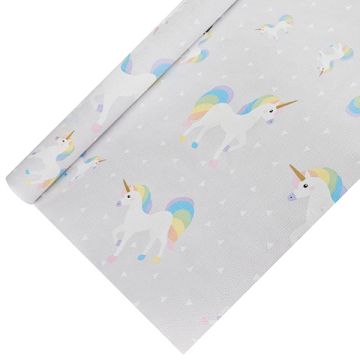 Papieren tafelkleed eenhoorn 5 m x 1,2 m "Unicorn