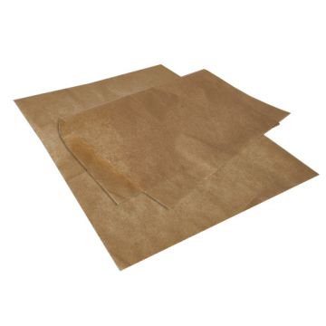 Inpakpapier, perkament papier 35 cm x 25 cm bruin vetdicht