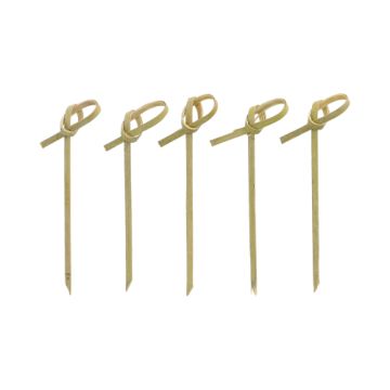 Fingerfood prikkers "pure" 6 cm "Knot"