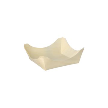 Fingerfood - Schalen, hout "pure" plein 3 cm x 8 cm x 8 cm
