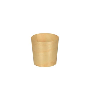 Fingerfood - Schalen, hout "pure" rond Ø 4,5 cm · 4,5 cm