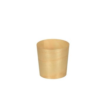 Fingerfood - Schalen, hout "pure" rond Ø 4,5 cm · 4,5 cm
