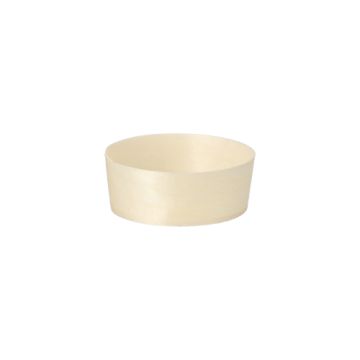 Fingerfood - Schalen, hout "pure" rond Ø 5 cm · 2 cm
