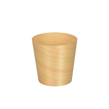 Fingerfood - Schalen, hout "pure" rond Ø 6 cm · 6 cm
