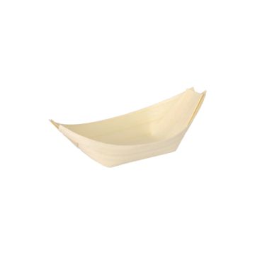 Fingerfood - Schalen, hout "pure" 11 cm x 6,5 cm "Bootje"