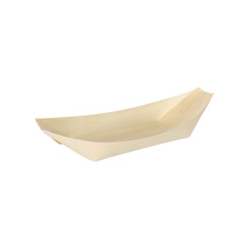 Fingerfood - Schalen, hout "pure" 16,5 cm x 8,5 cm "Bootje"