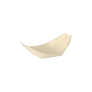 Fingerfood - Schalen, hout "pure" 8,5 cm x 5,5 cm "Bootje"