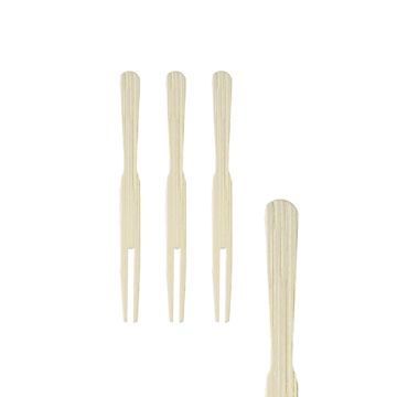 Stevige amuse vork "pure" 8,5 cm, fingerfood spiesjes