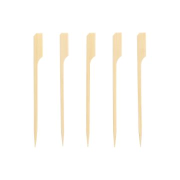 Bio amuse prikkers bamboe "pure" 12 cm FSC fingerfood pin spiesjes "Golf"