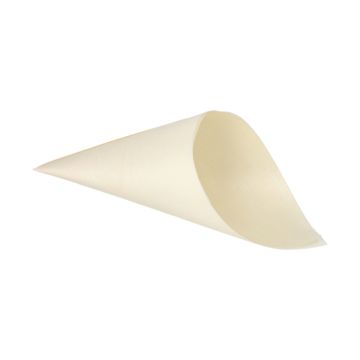 Fingerfood /  amuse cone, hout "pure" Ø 12,5 cm · 24 cm