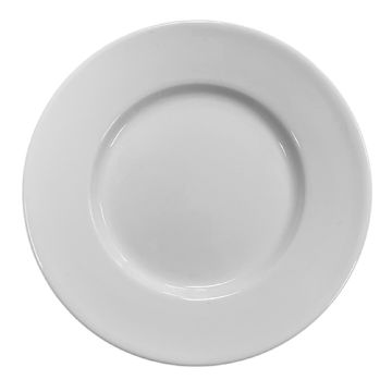 Fingerfood borden porselein rond Ø 14,5 cm · 1,4 cm amuse servies "Evidence" wit