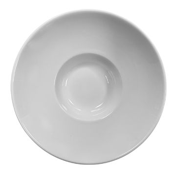 Diepe fingerfood borden porselein rond Ø 14,5 cm · 3,7 cm amuse servies "Evidence" wit