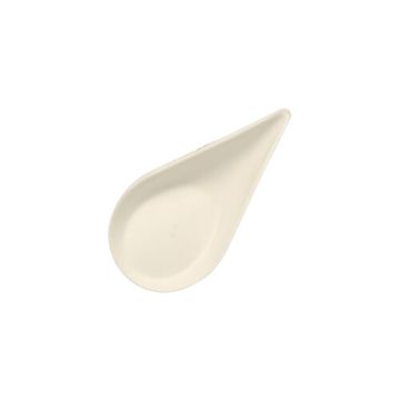 Fingerfood bordje, amuse bouche bordje suikerriet "pure" 10,5 cm x 5,7 cm, PFAS-vrij, druppel