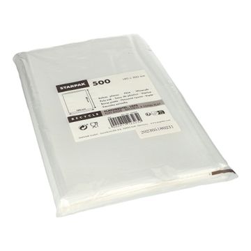 Poly-zak, LDPE 30 cm x 18 cm helder