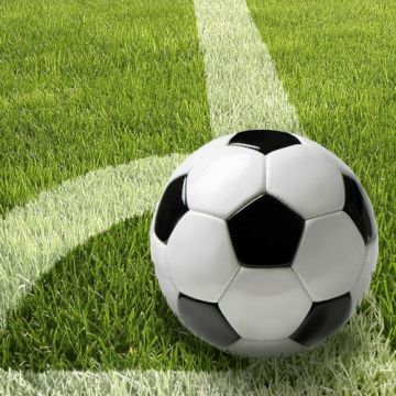 Voetbal servetten verjaardag 3-laags 1/4 vouw 33 cm x 33 cm FSC feestservetten "Football"