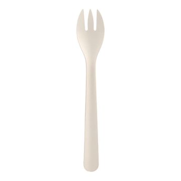 Papieren kartonnen vork "pure" 18,2 cm wit, FSC