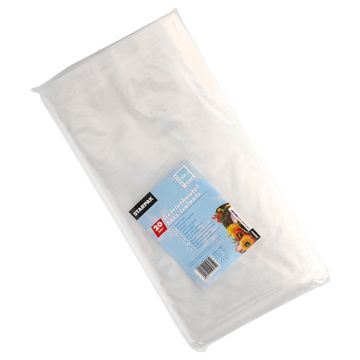 Grote diepvrieszakken 20 l 60 cm x 40 cm transparant LDPE
