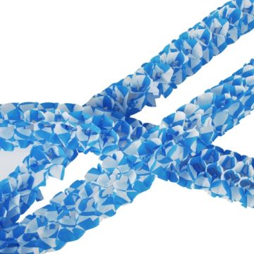 Guirlandes mini, papier Ø 8 cm · 2 m "Beiers blauw" brandvertagend, slinger