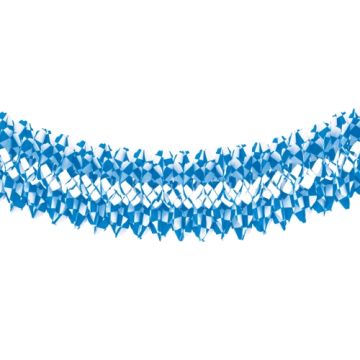 Guirlande / slinger extra groot, papier Ø 25 cm · 10 m "Beiers blauw" brandvertagend