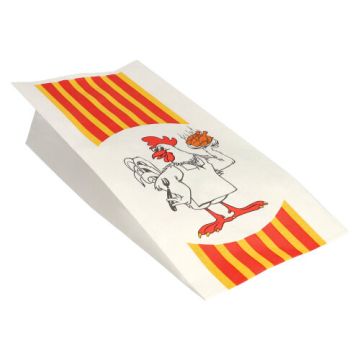 Kipzakken, HDPE-gecoated 28 cm x 13 cm x 8 cm "Grillhähnchen" 1/1