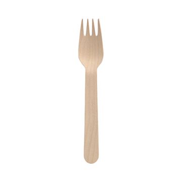 Bio houten vorken "pure" 16 cm