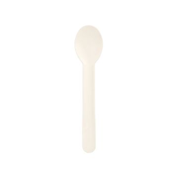 Lepels, papier "pure" 15,5 cm wit, FSC