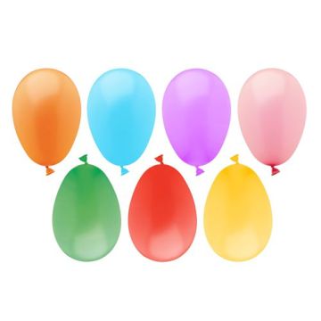 Ballonnen assorti kleuren "Waterballonnen"