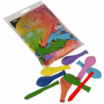 Ballonnen assorti kleuren "verschillende vormen"